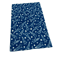 Pawstrading™ Premium Shooting STAR Navy BLUE Anti-Slip Backed Vet Bedding Fleece Bed