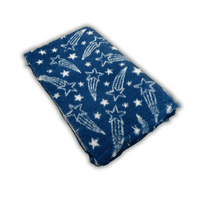 Pawstrading™ Premium Shooting STAR Navy BLUE Anti-Slip Backed Vet Bedding Fleece Bed