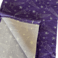 Pawstrading™ Premium Shooting STAR PURPLE Anti-Slip Backed Vet Bedding Fleece Bed