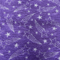 Pawstrading™ Premium Shooting STAR PURPLE Anti-Slip Backed Vet Bedding Fleece Bed