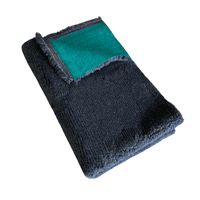 Pawstrading™ Traditional Green-Backed Veterinary Fleece Bedding Dog Bed / Mat (CHARCOAL) Vet Bed