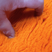 Pawstrading™ Traditional Green-Backed Veterinary Fleece Bedding Dog Bed / Mat (ORANGE)