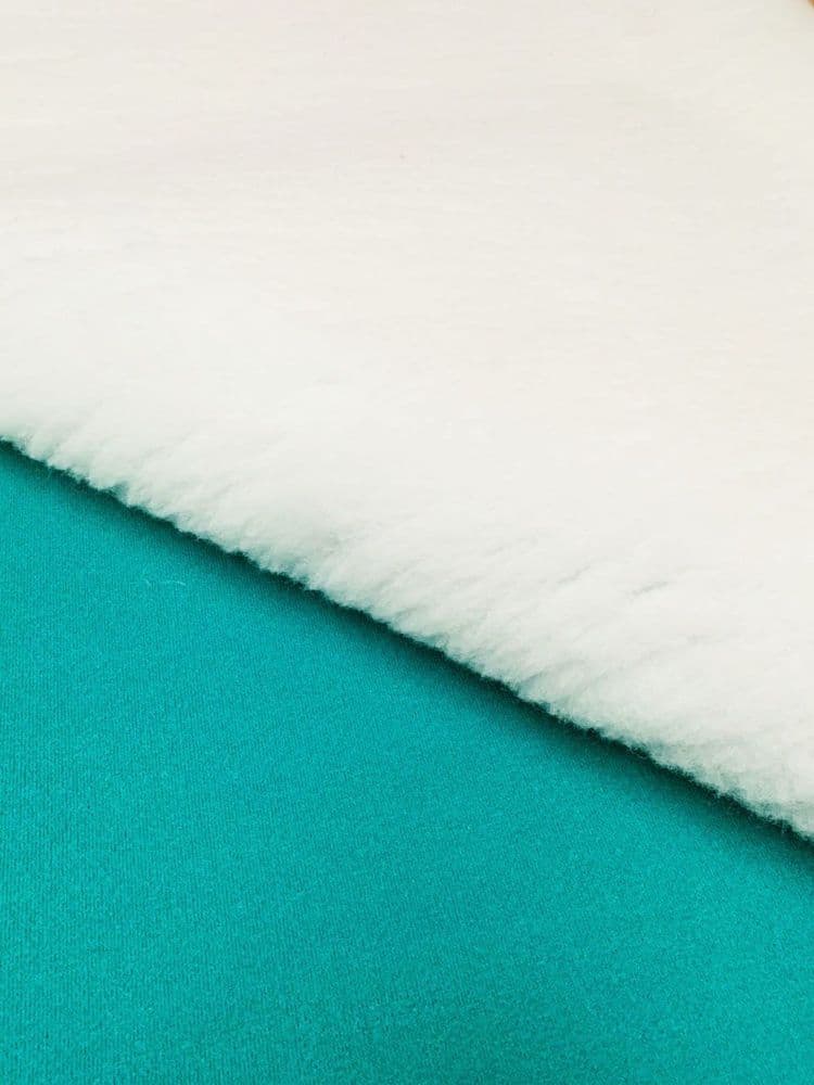 Pawstrading White Vet bed GreenBacked Veterinary Fleece Bedding Dog