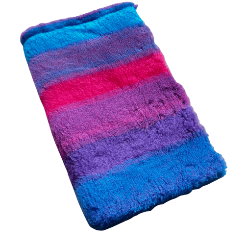Pawstrading™ WRONG 3 WAY RAINBOW Anti-Slip Backed Veterinary Fleece Bedding