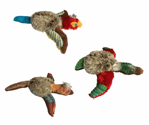 Plush Soft Dog Toy Pheasant top quality Squeaky & Crackle Tail Hem And Boo DT5000