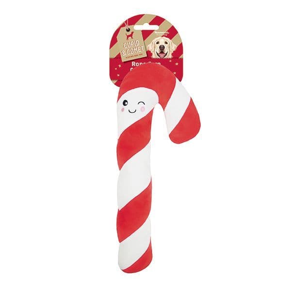 Rosewood Christmas Candy Cane Rope Core Dog Toy XL Large Gift Xmas