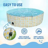 Rosewood Lemon Print Dog Paddling Pool 120cm Rosewood Lemon Print Dog Paddling Pool 120cm