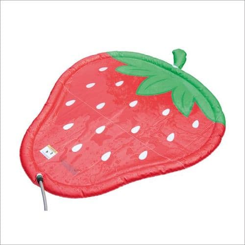 Rosewood Strawberry Splash Mat Dog Cooling Water Play Mat 155cm x 140cm