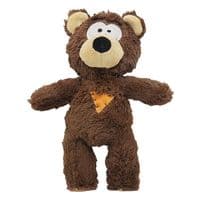 Rosewood Tough Plush Knot Rope Core Bear Dog Squeaky Toy 39036