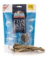Skippers Fish Skin Twist Cod Dog Puppy Chews 15-30cm 1kg / 500g