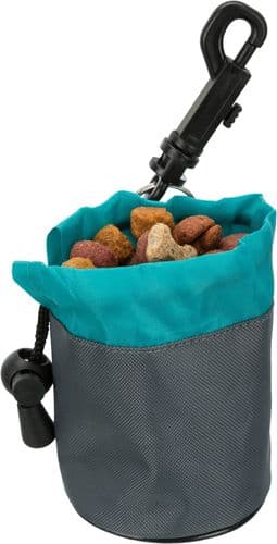 Borsa Snack Per Cani Trixie - Goody Bag Con Anello Rapido - Tasca Frontale - Poliestere Resistente - Foto 3