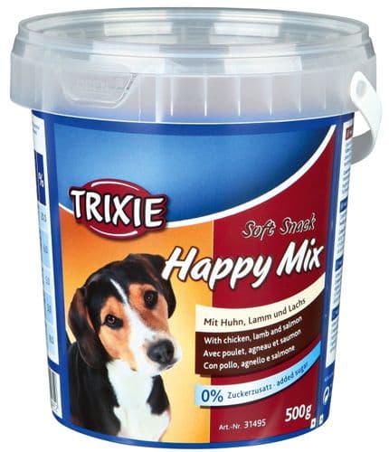 Trixie Soft Snack Happy Mix Training Treats Chicken Puppy and Adult Dog 500g