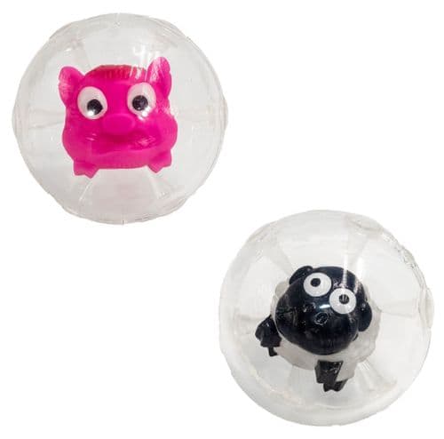 Tuffs Tpr Mega Bouncy Super Squeaky Pig / Sheep in a Ball