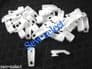 10 CURTAIN TRACK GLIDERS  Integra regular double duty plain slides runners hooks