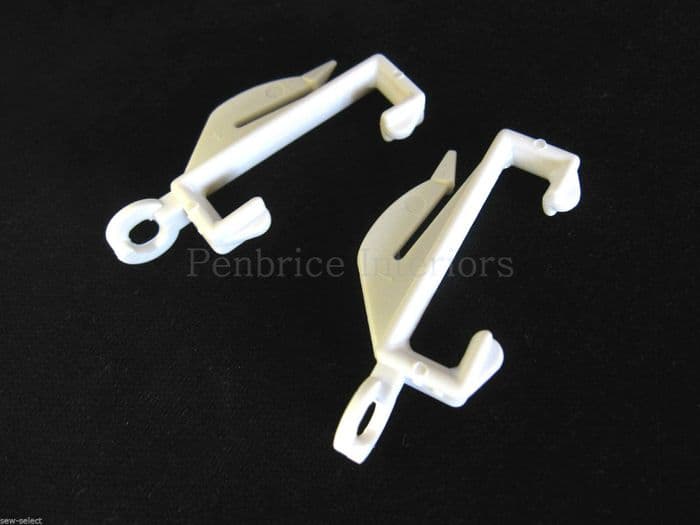 10 DECORAIL CURTAIN TRACK GLIDERS HOOKS - Genuine Integra Kirsch monorail track