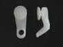 10 Fineline curtain track gliders runners hooks