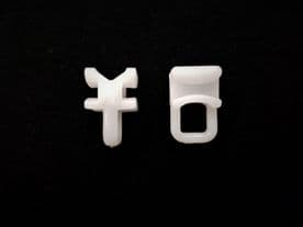 10 Hospital rail curtain track gliders - Nylon runners - Tracking part