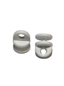 10 LARGE Skytrack curtain track gliders pole runners slides hook eyes 1.5 x 2 cm