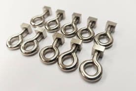 10 Silent Gliss curtain track End stops code 3016 rails metal bolt 1011 1012