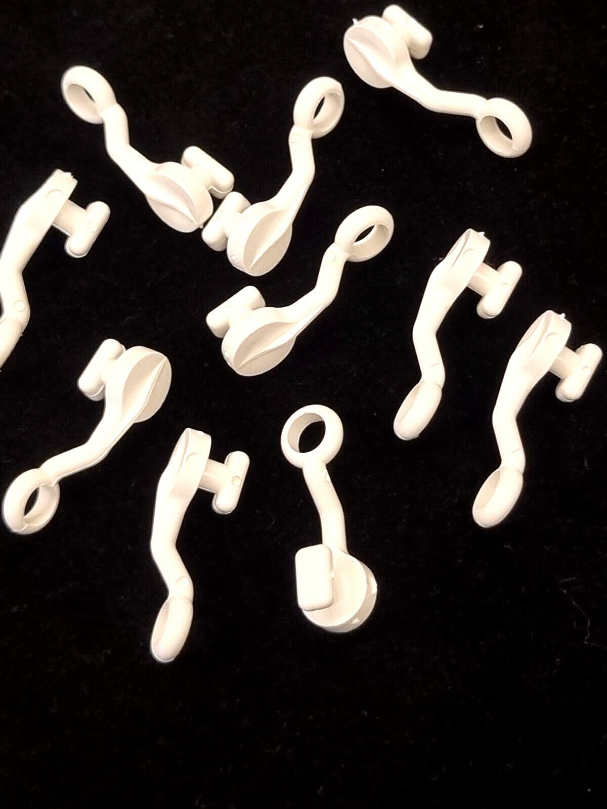 25 Ganci Per Tende Swish Originali | Per Nastri E Passanti | Ideali Per Ringhiere E Aste - Foto 6