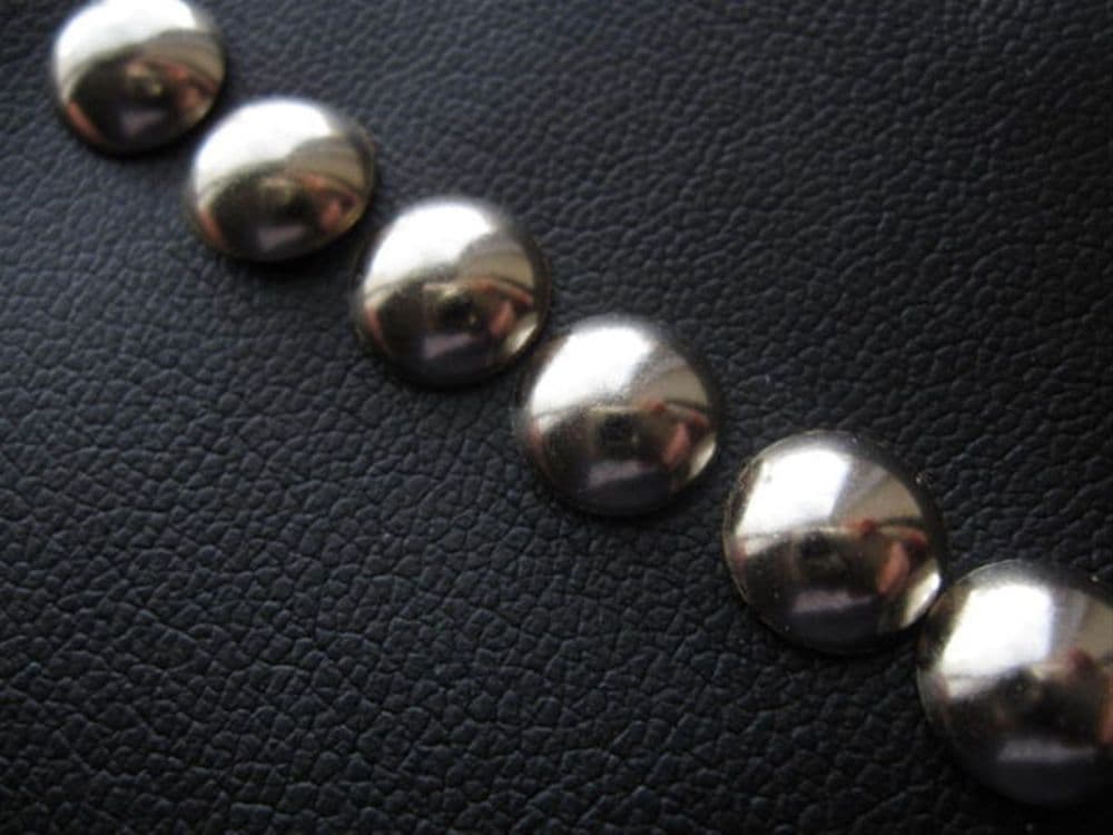 100Pcs Silver Dome Head Upholstery Nails Tacks - Furniture Decor Studs