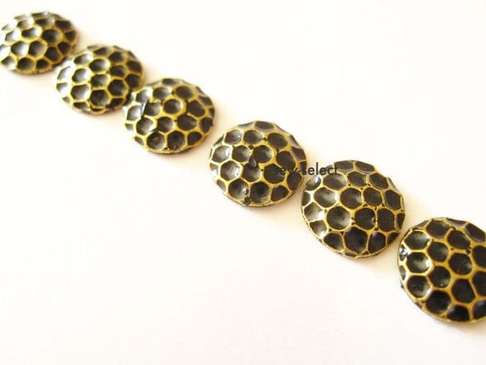 100 HONEYCOMB UPHOLSTERY NAILS FURNITURE STUDS golf tac