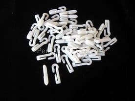 100 SILENT GLISS CURTAIN TRACK HOOKS For CARAVANS CAMPERVANS MOTORHOME VW