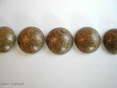 100 UPHOLSTERY NAILS - FURNITURE STUDS TACKS GOLD SPEC