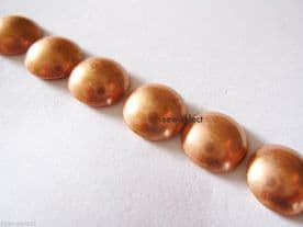 1000 COPPER on steel UPHOLSTERY NAILS DIY FURNITURE WOOD TACKS STUDS PINS