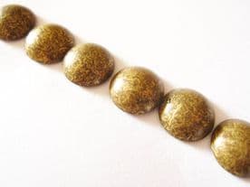 1000 OLD GOLD SPECK UPHOLSTERY NAILS - FURNITURE STUDS