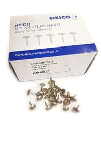 1000 PEWTER MATT DULL SILVER UPHOLSTERY NAILS Furniture studs tacks pin bulk lot