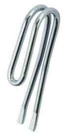 1000 Tridis Curtain Tape Hooks BULK PACK Zinc Plated Box Pinch Pleat Hooks