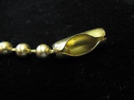 2 Brass Roller blind metal chain link connector cord