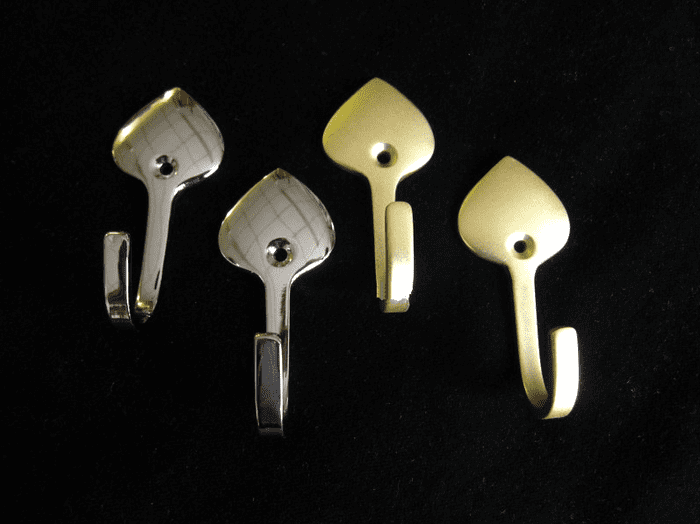 2 Curtain Tassel tieback Wall Hooks Ace of spades