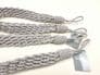 2 Curtain Tiebacks Heather Grey Artisan Plaited Tie-Backs Jones Interiors Ties