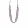 2 Curtain Tiebacks Heather Grey Artisan Plaited Tie-Backs Jones Interiors Ties