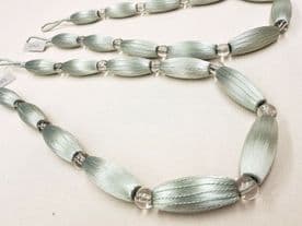 2 Duck Egg Curtain Bead Rope Tie Backs Pimlico HB660/DUC Pair Fabric Tiebacks