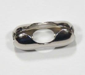 2 Metal roller blind chain connectors - silver cord joiners