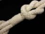 2 Shanklin knotted rope curtain tiebacks Natural cream cotton 86cm ties tie back