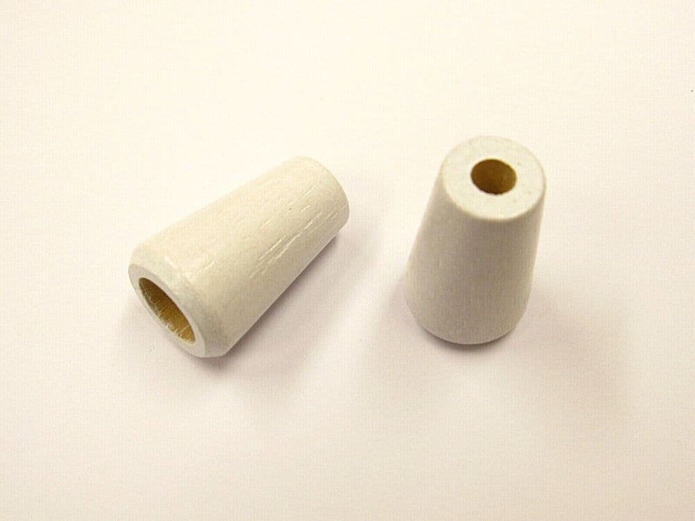 2 Small Blind Cord Pulls Wooden Cord Ends Vase 3cm Wood Toggles