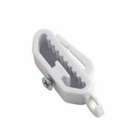 2 SPEEDY STREAMLINE CURTAIN TRACK END STOPS - HOOKS STOPPERS FOR RAILS