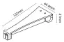 2 Swish Extension Brackets 15cm Deluxe Superluxe Supreme Curtain Tracks Support