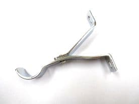 2 Swish Pole Brackets 28mm Chrome Bay Window Corner Support