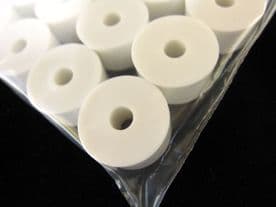 20 curtain track bracket spacers blind washers discs