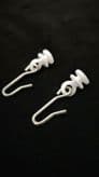 20 Dura Curtain Track Gliders Metal Drape Fabric Rail Hooks