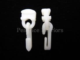 20 Silent Gliss curtain track gliders & hooks Caravan VW Motorhome campervans