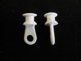 20 Swish Furniglyde furniglide Gliders for top fix curtain track rail - Caravan part