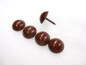 250 Red wine gold glitter upholstery nails 16mm head Special H16 Heico stud tack