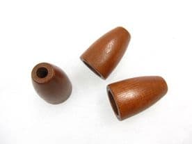 3 Blind cord pull - Hardwood 4.5 cm x 3 cm mahogany dark wood Roman blind part