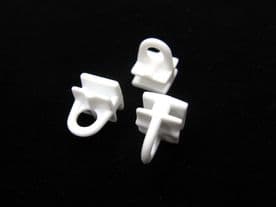 30 Ceiling rail curtain track gliders Pole runners for tape hooks